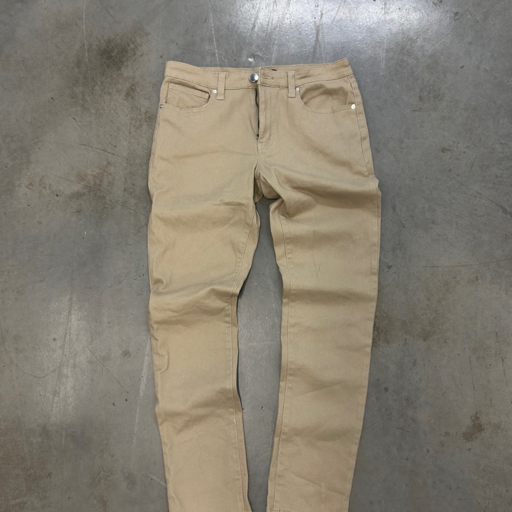 Tan Khaki Slim Fit Pants